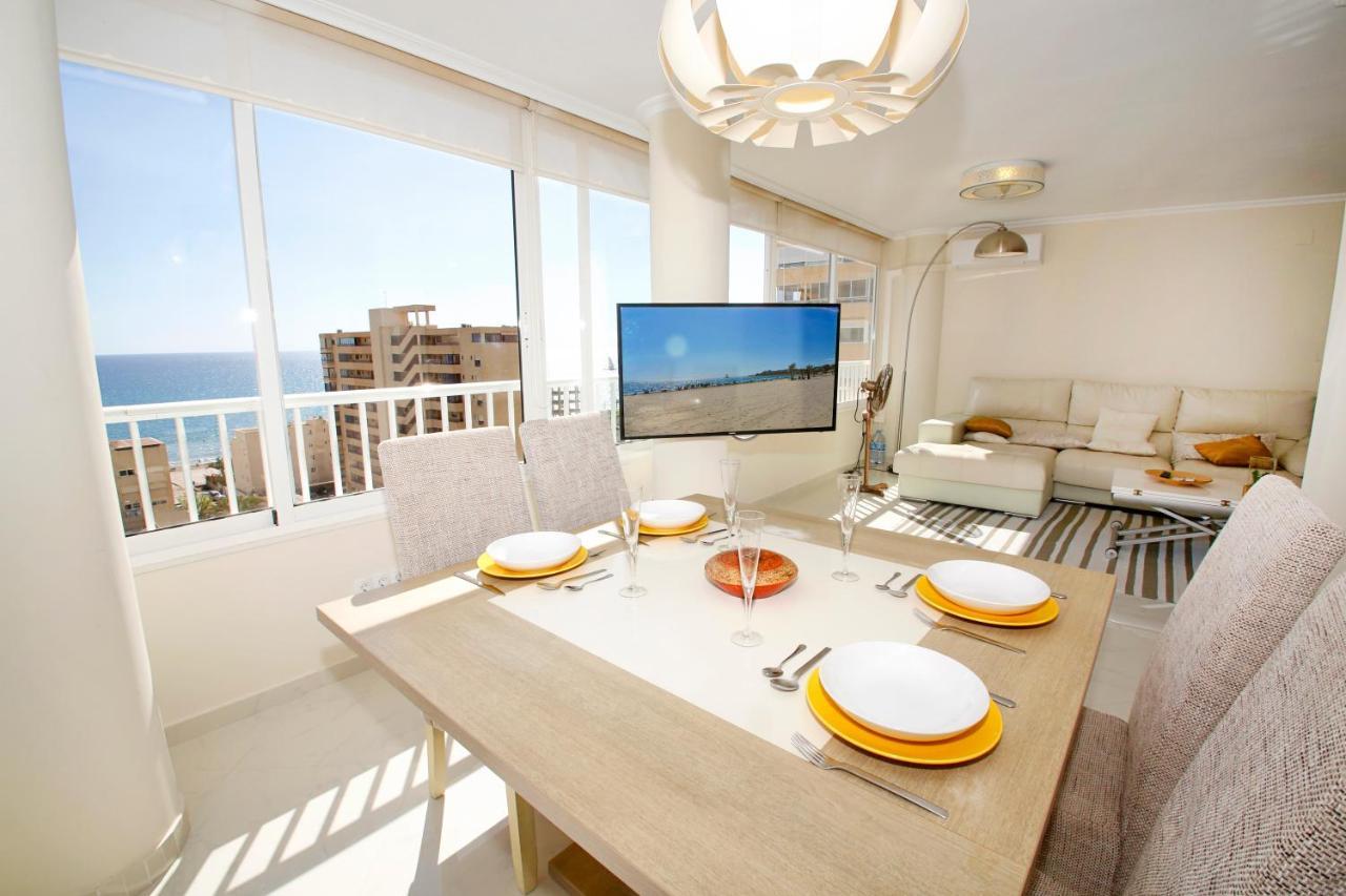 알리칸테 In Front Of The Sea With Ac And Pool 아파트 외부 사진